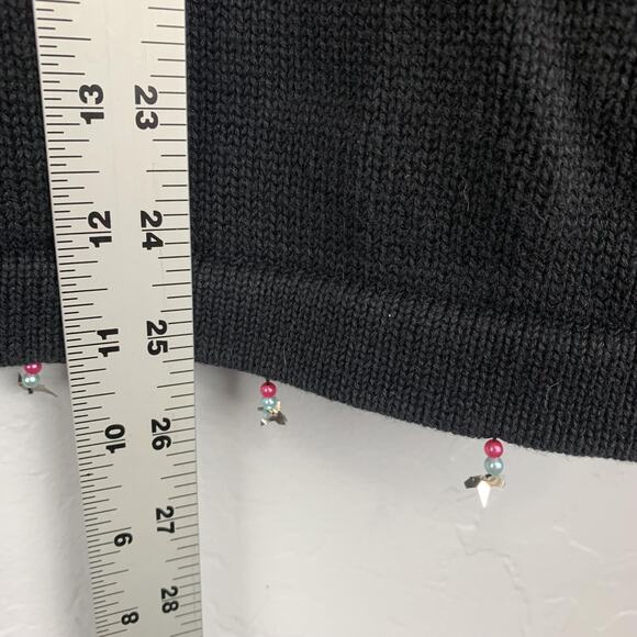 Jack B. Quick Women's Black Star Cardigan Sweater - Picture 6 of 8